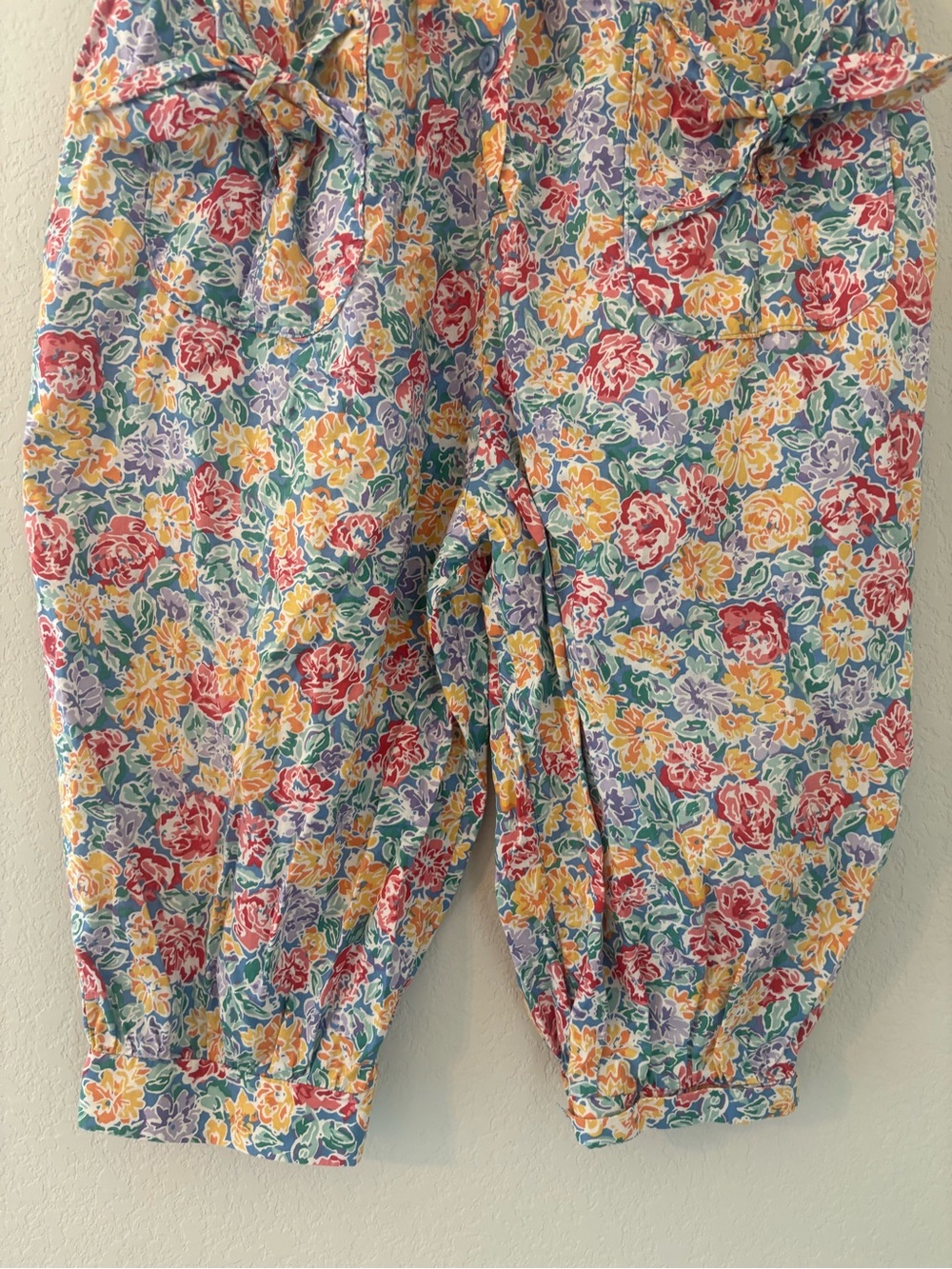 Vintage Laura Ashley Mother and Child Girls Sleeveless Jumper Romper 90's - Picture 8 of 9
